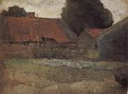 Piet Mondrian Farmhouse painting